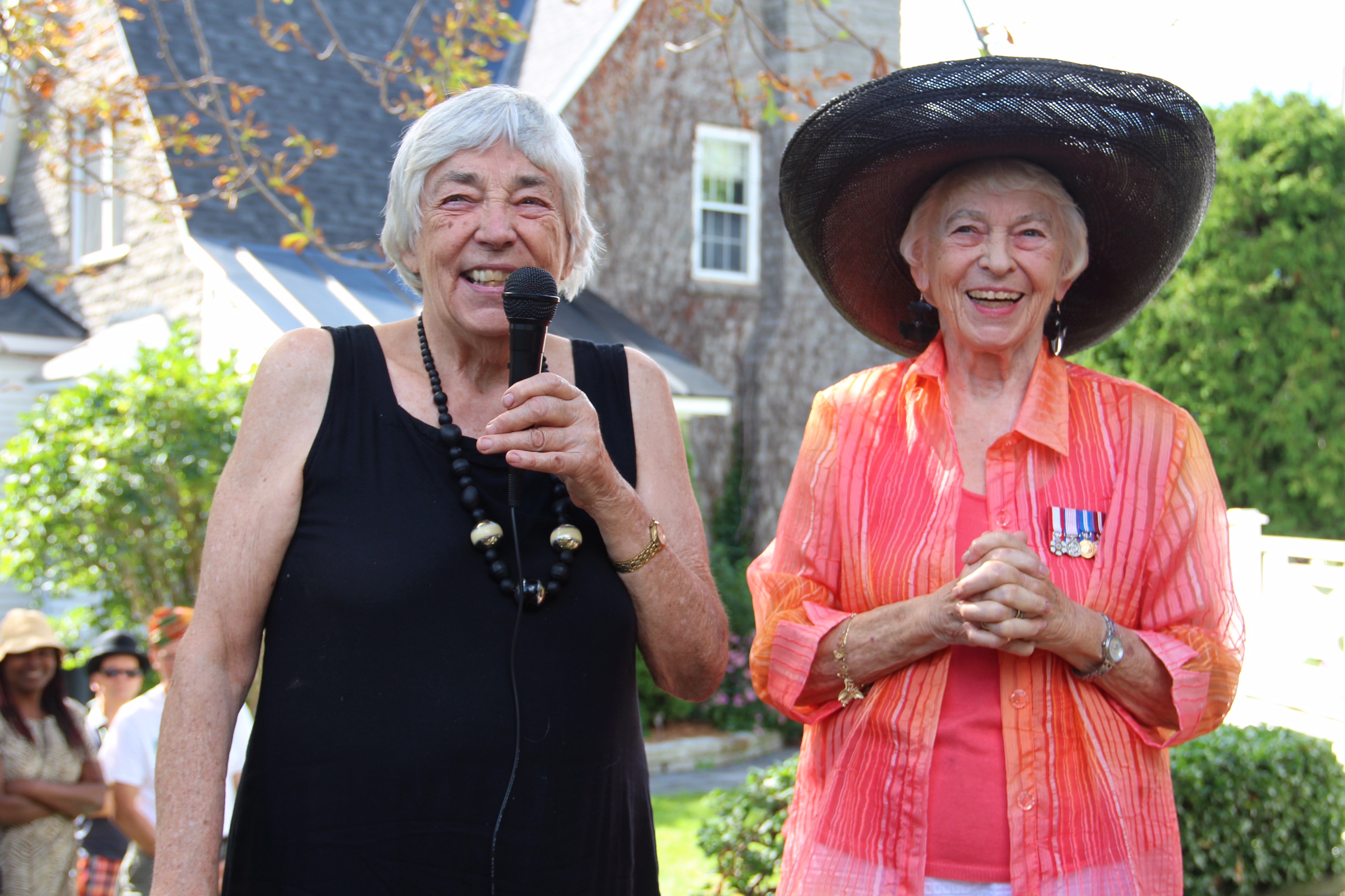 Pictured (Gay Cook on the left, Grete Hale on the right)